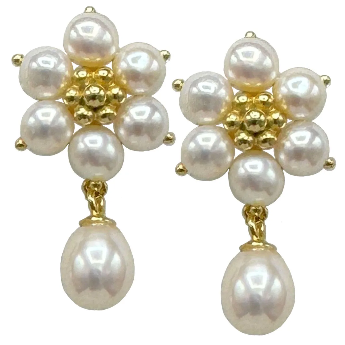 345-01-G | THE DAISY EARRINGS ON GOLD