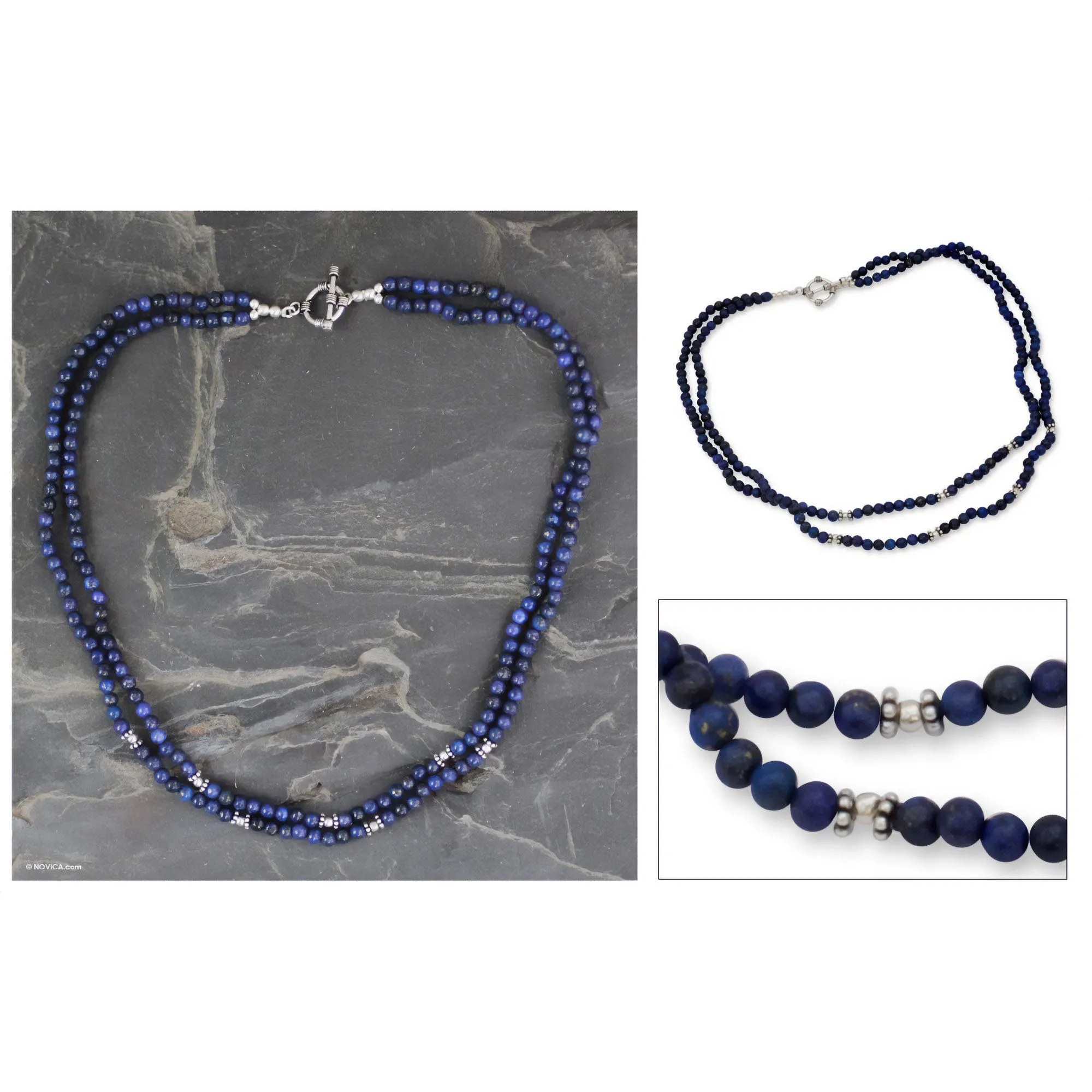 Agra Azure Lapis Lazuli Necklace