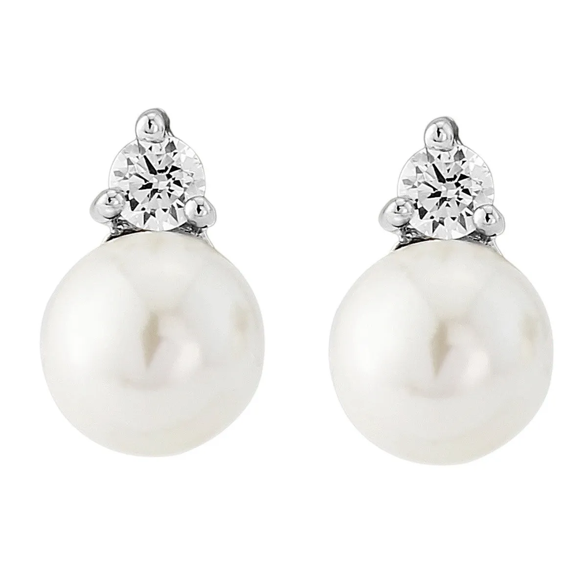 Amelle Crystal and Pearl Earrings