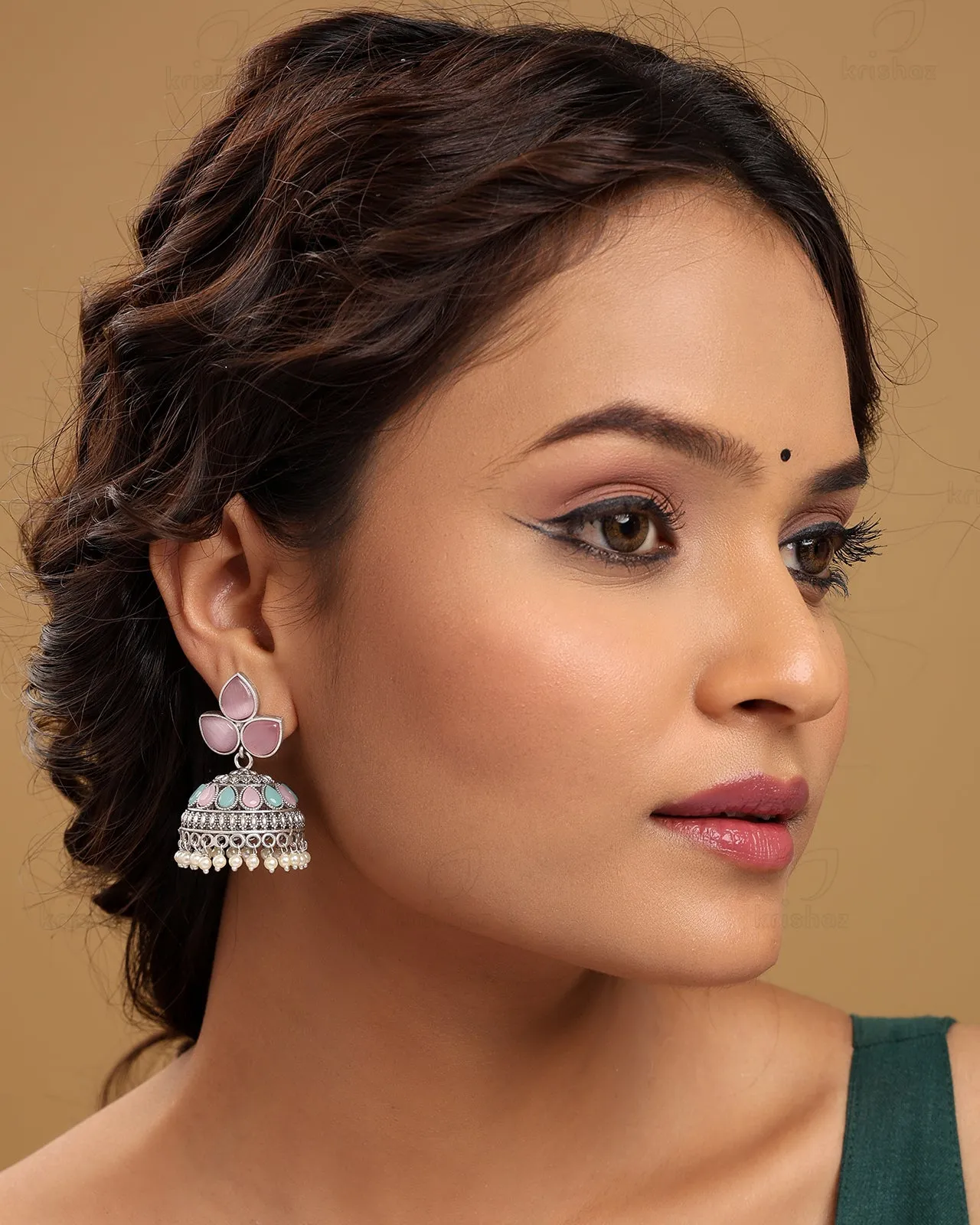 Annabelle Jhumki Earrings - wxo