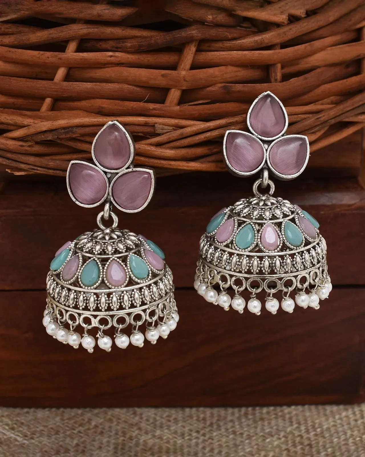 Annabelle Jhumki Earrings - wxo