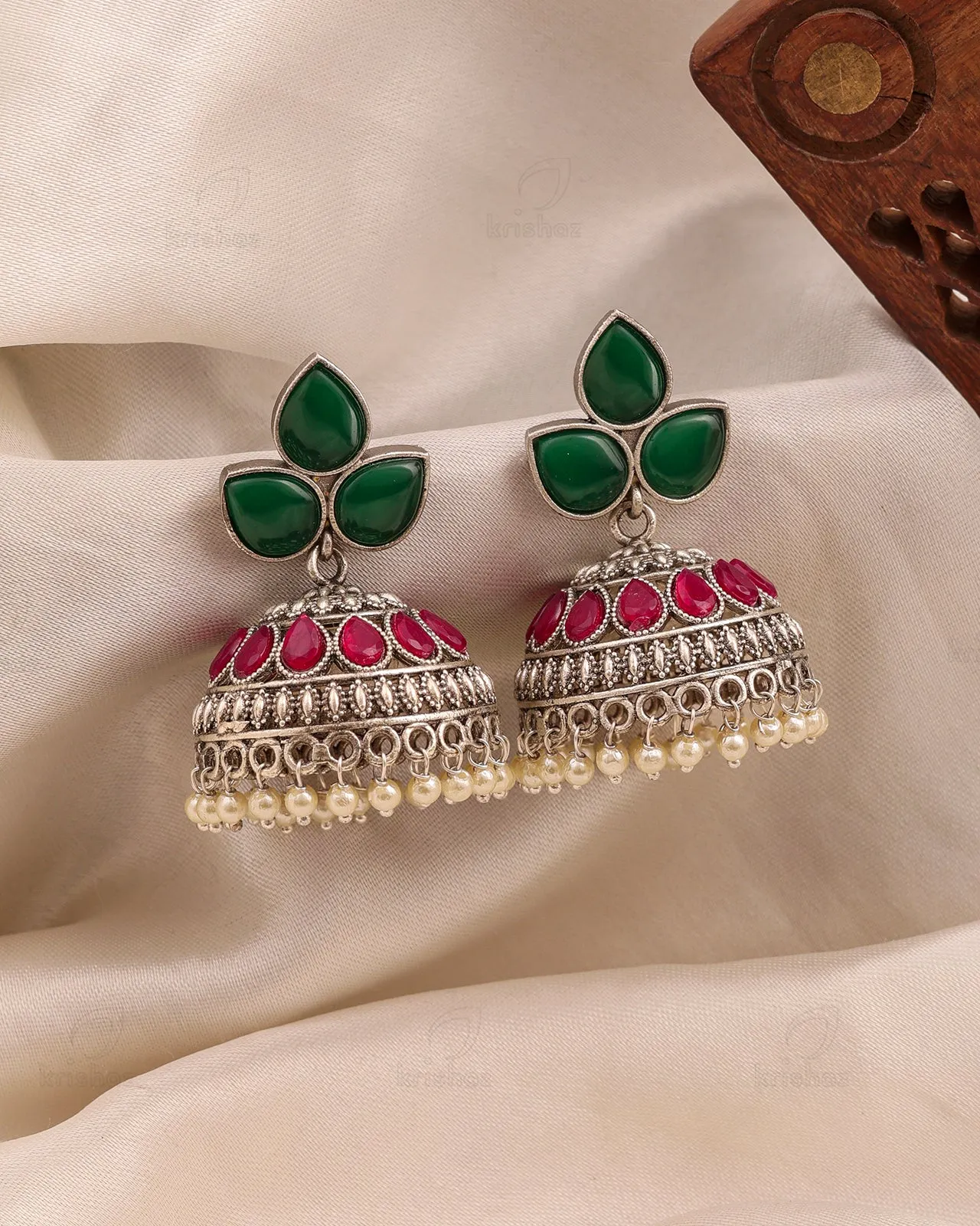 Annabelle Jhumki Earrings - wxo