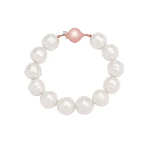 Australian South Sea Circle Pearl Bracelet in 18k Rose Gold