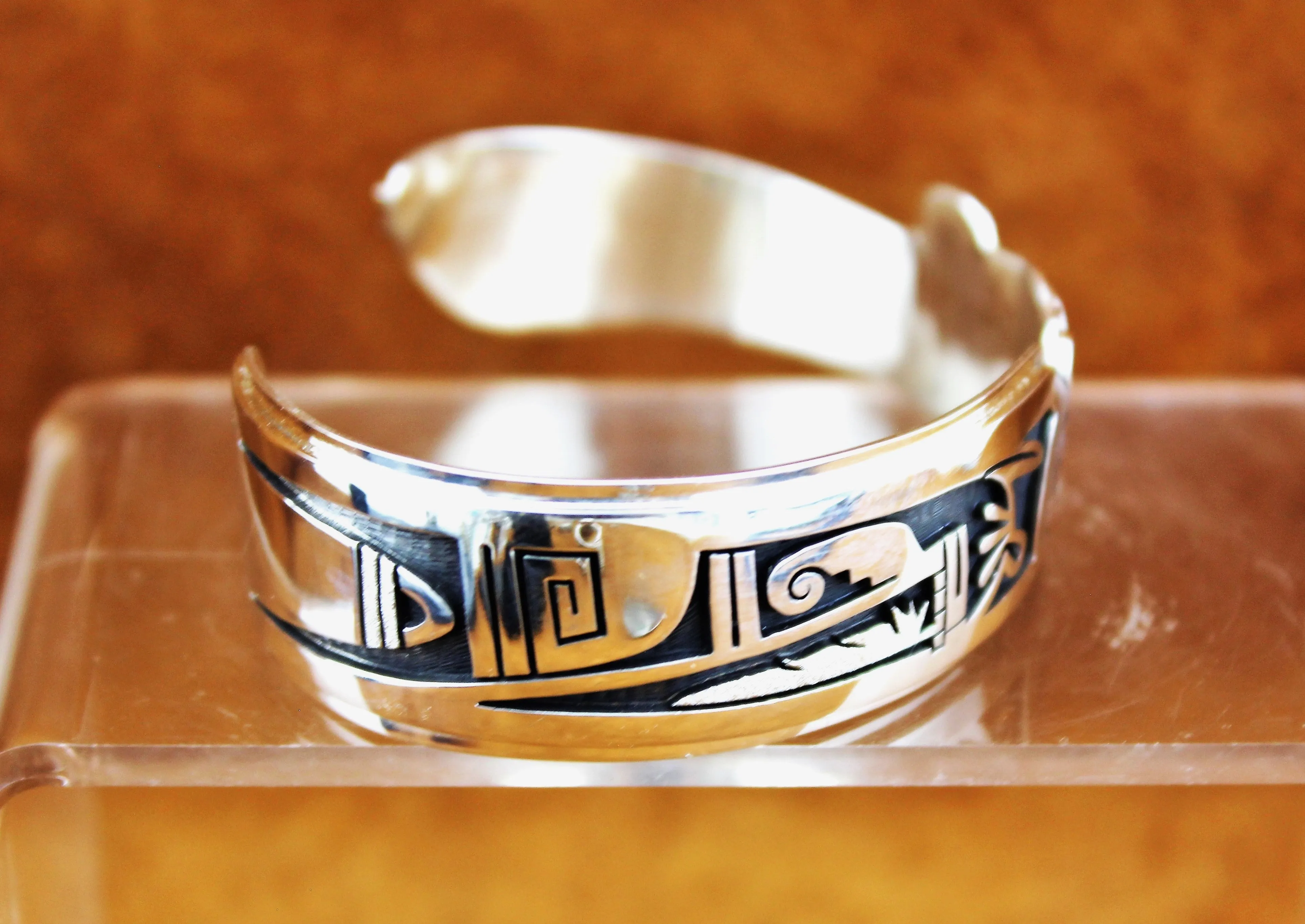 Berra Tawahongva Hopi Parrot Bracelet