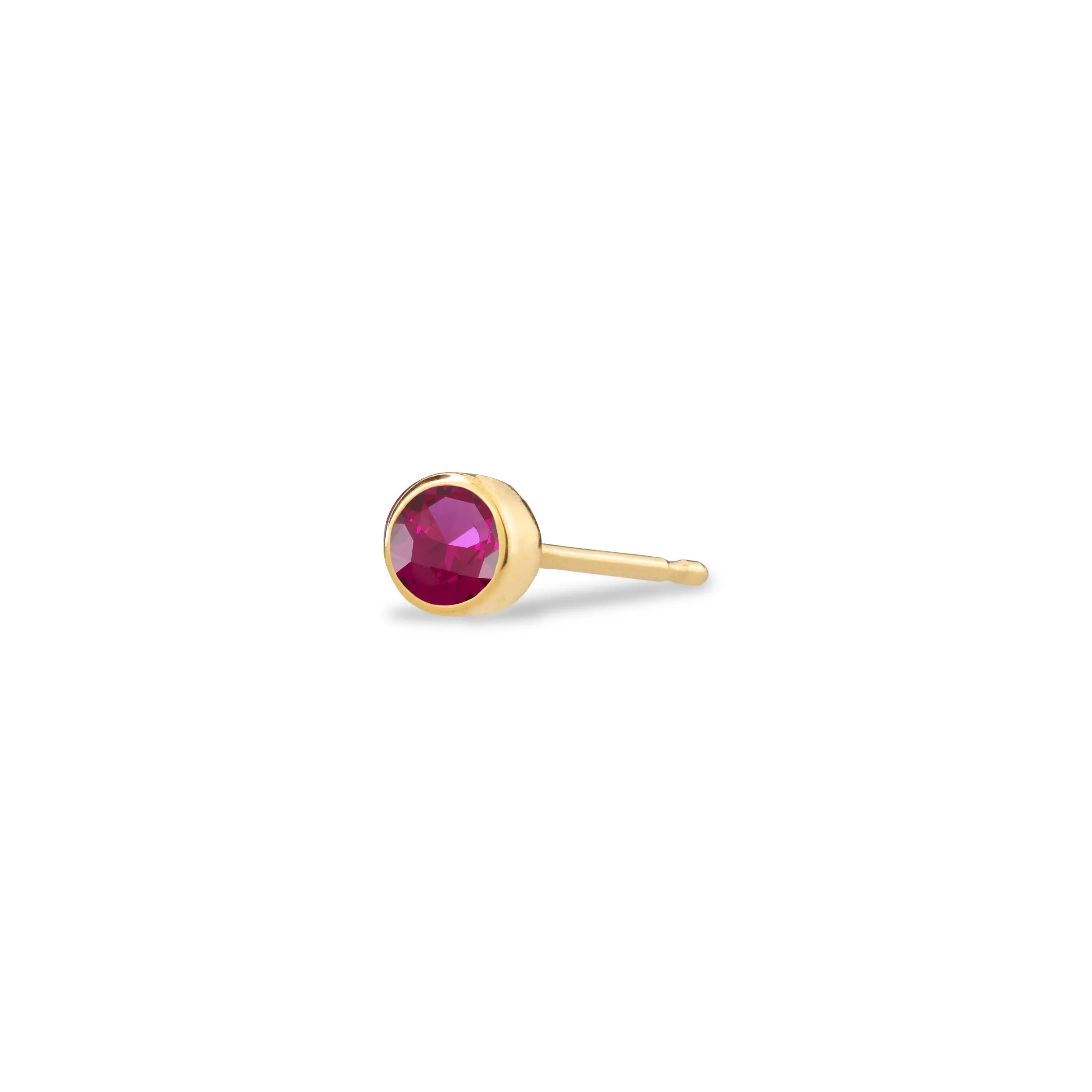 Birthstone Stud - Ruby (July)