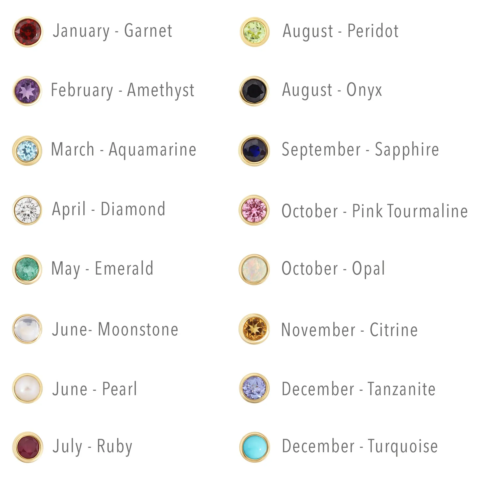 Birthstone Stud - Ruby (July)