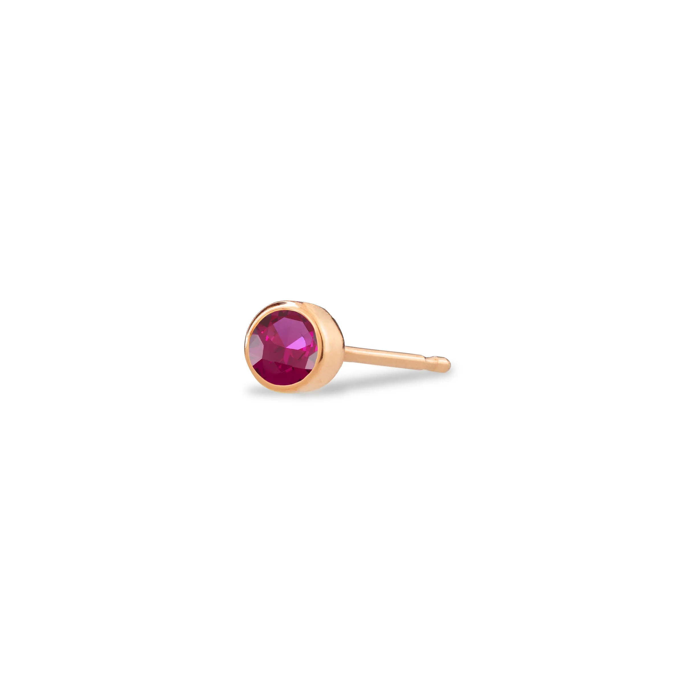 Birthstone Stud - Ruby (July)