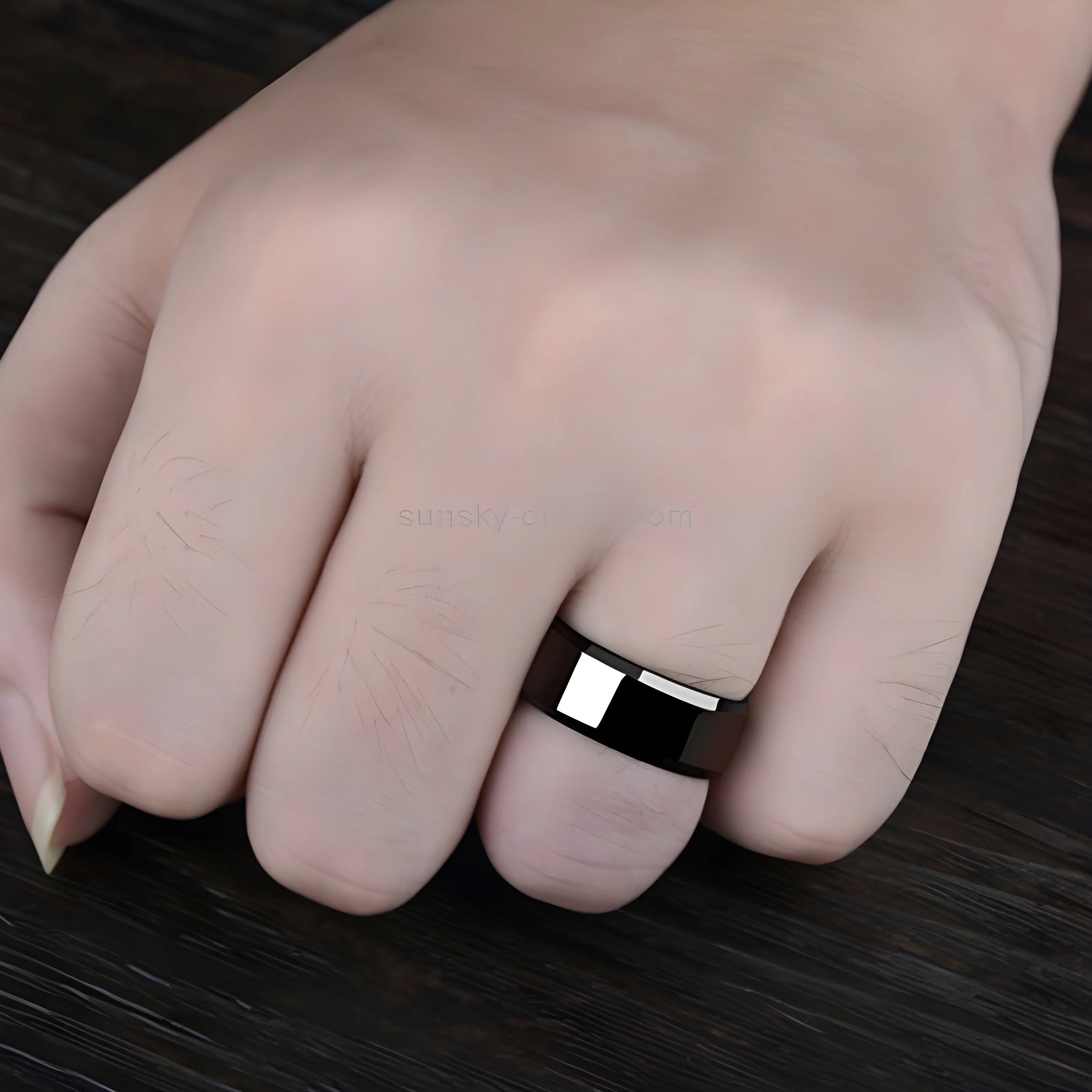 Black Titanium Ring