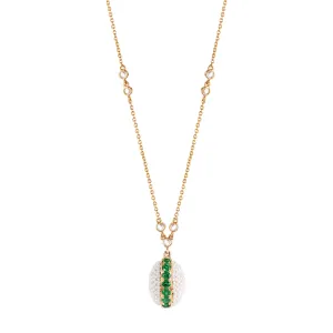 Bombay Oval Necklace - Emerald