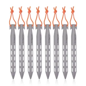 Boundless Voyage Titanium Tent Stakes Pegs Nails Outdoor Camping Ultralight Awning Canopy Accessories  8 pieces