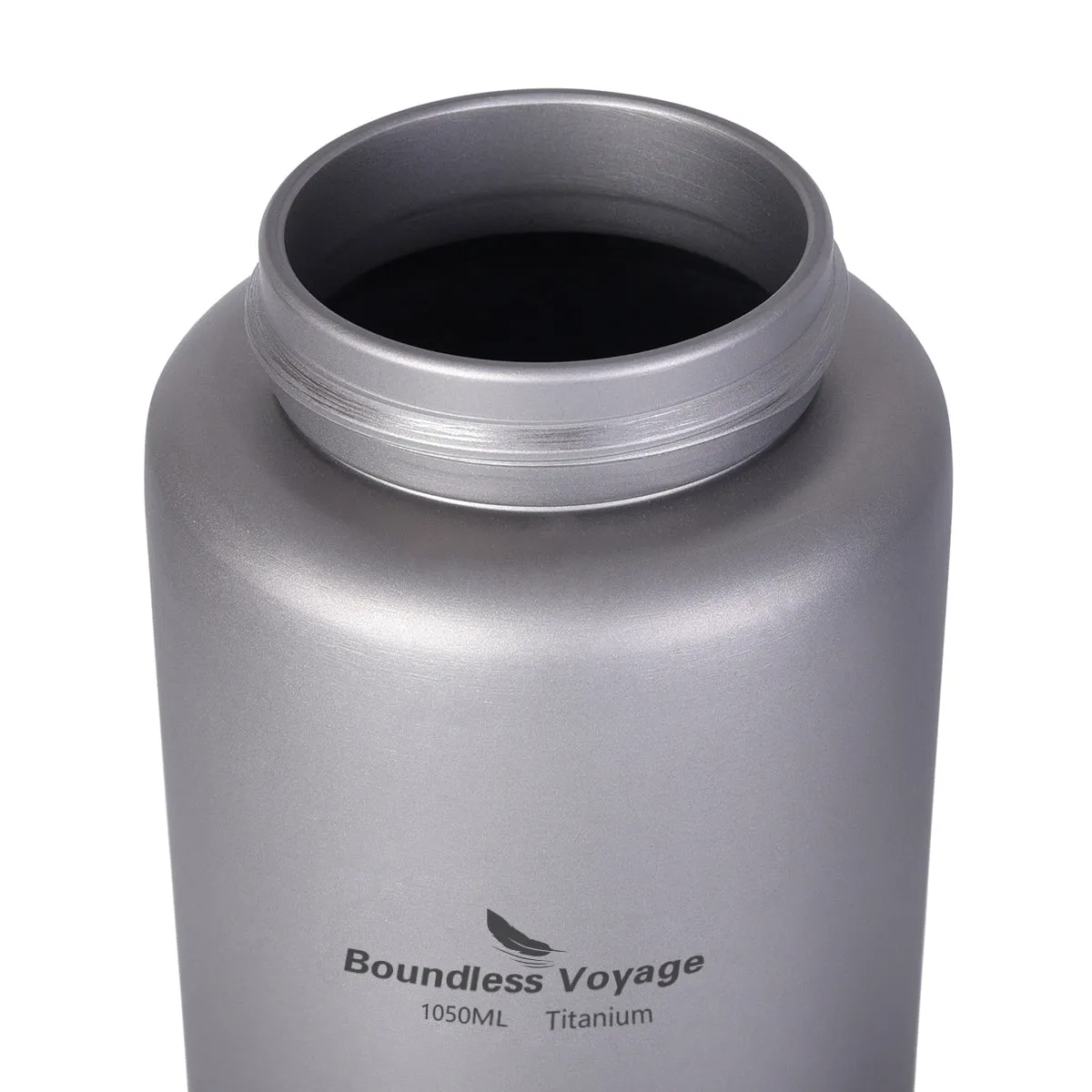 Boundless Voyage Titanium Water Bottle  1050ml For Outdoor Camping  Hiking Lightweight Sport Bottle