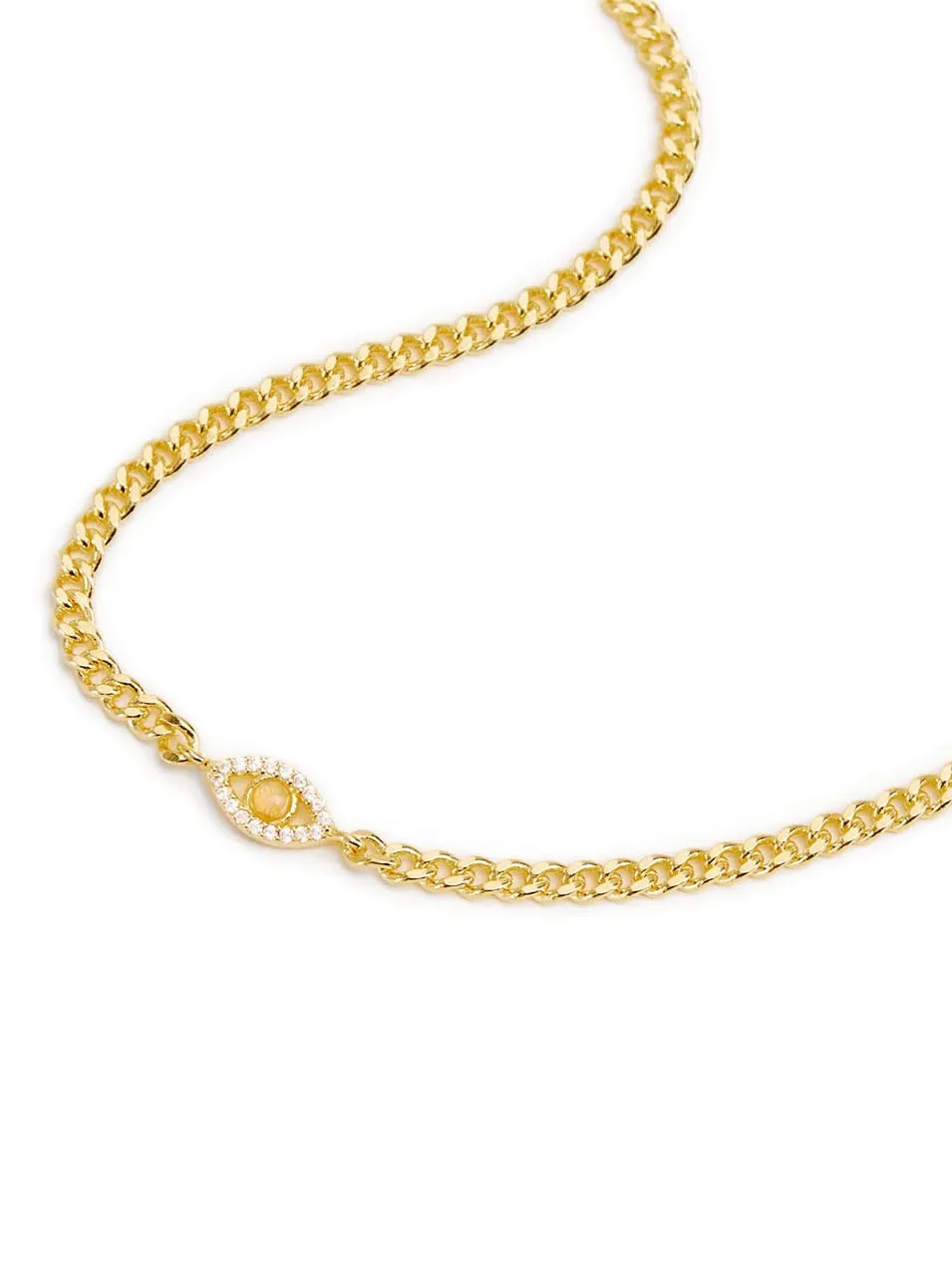 By Charlotte Eye of Intuition Choker in Gold Vermeil