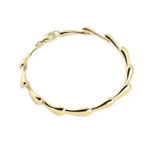 Continual Drip Bracelet in Gold Vermeil