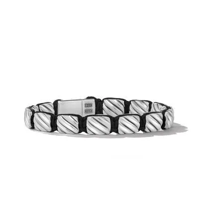 David Yurman 8.5mm Woven Tile Bracelet