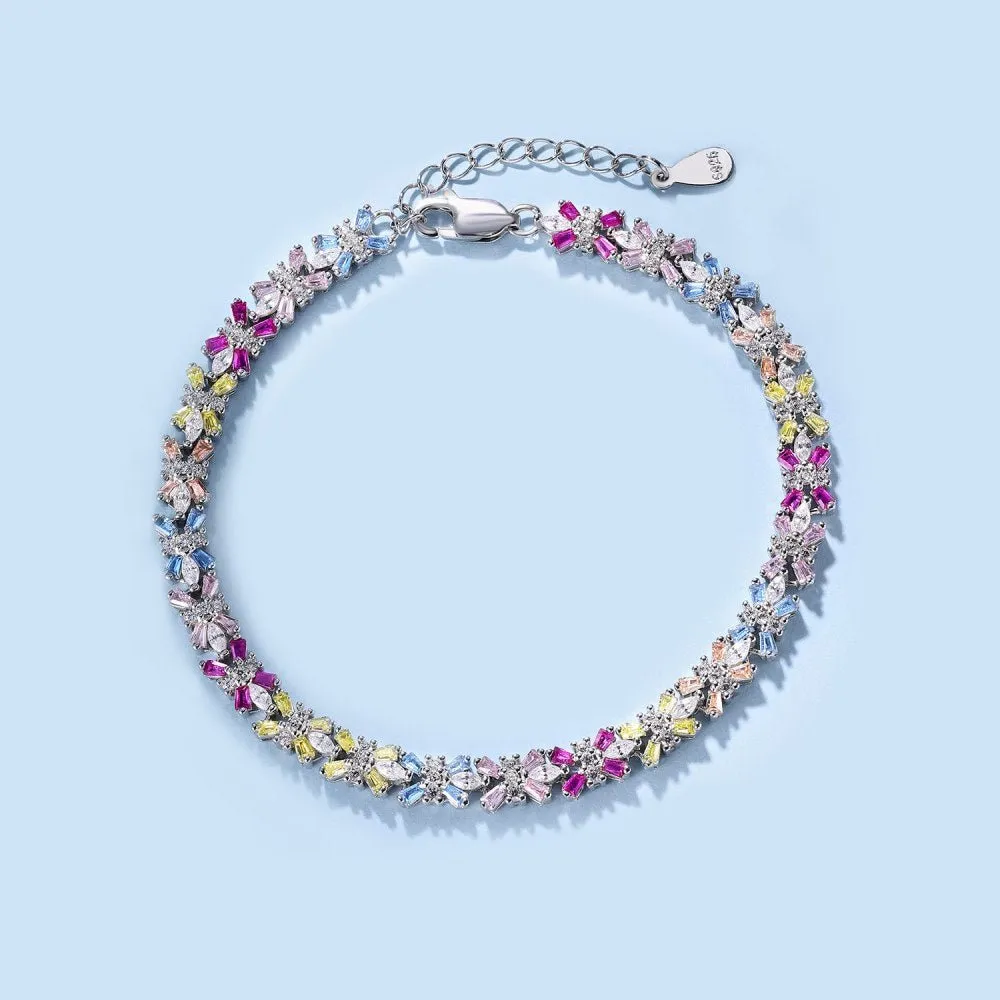 Delicate flower bracelet