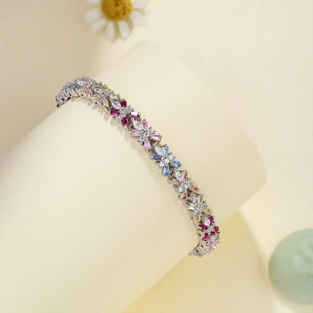 Delicate flower bracelet