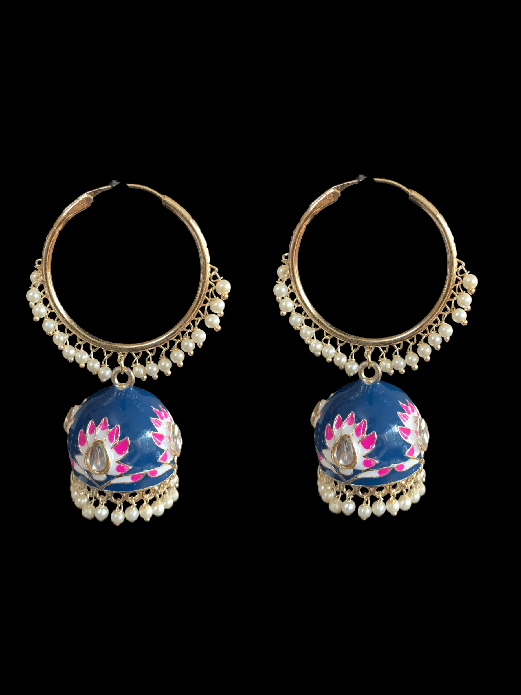 DER176 meenakari earrings