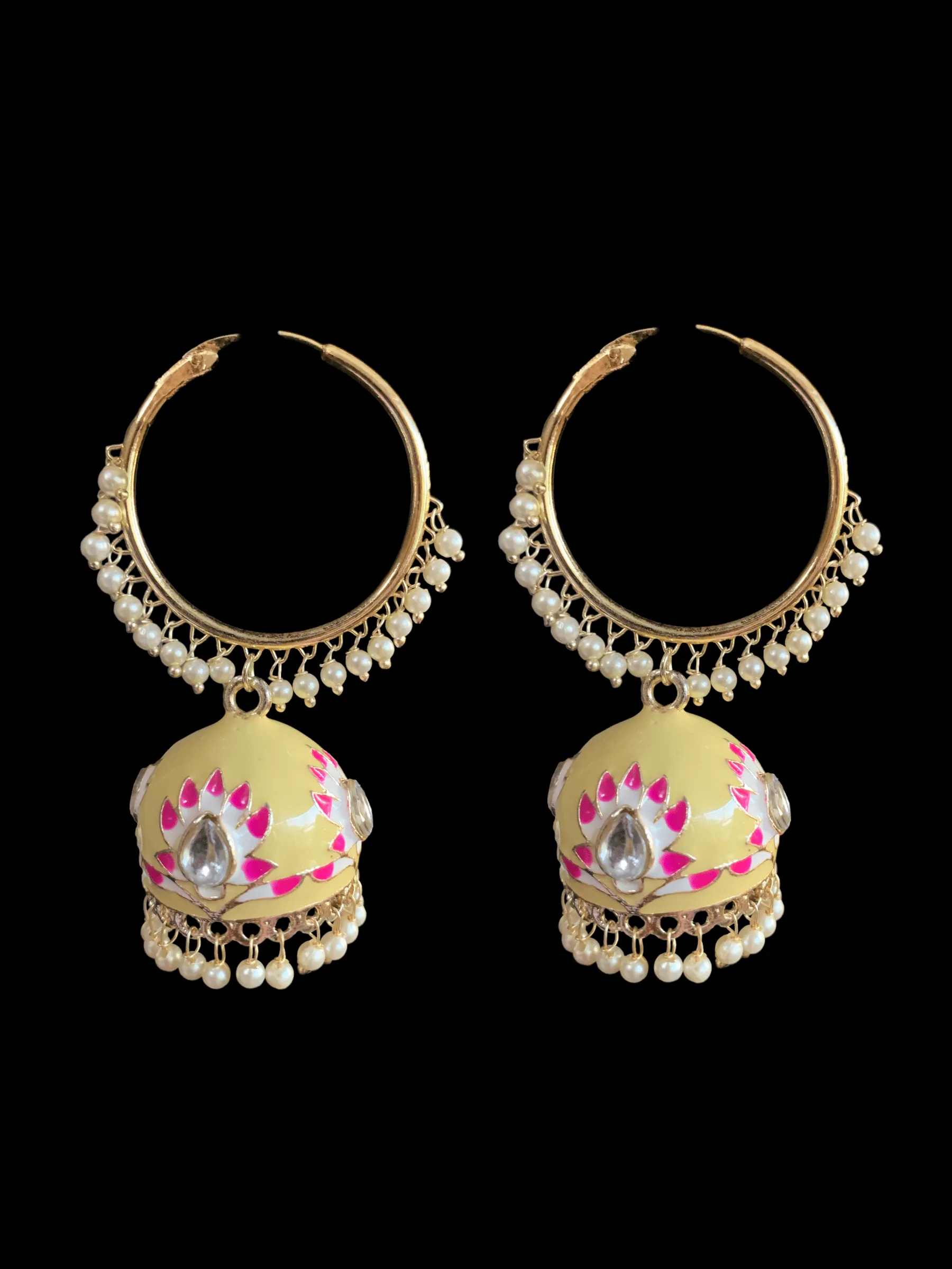 DER176 meenakari earrings