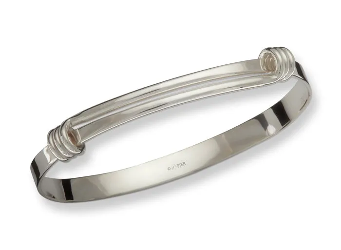 E. L. Designs Signature Silver  Bangle BR16713