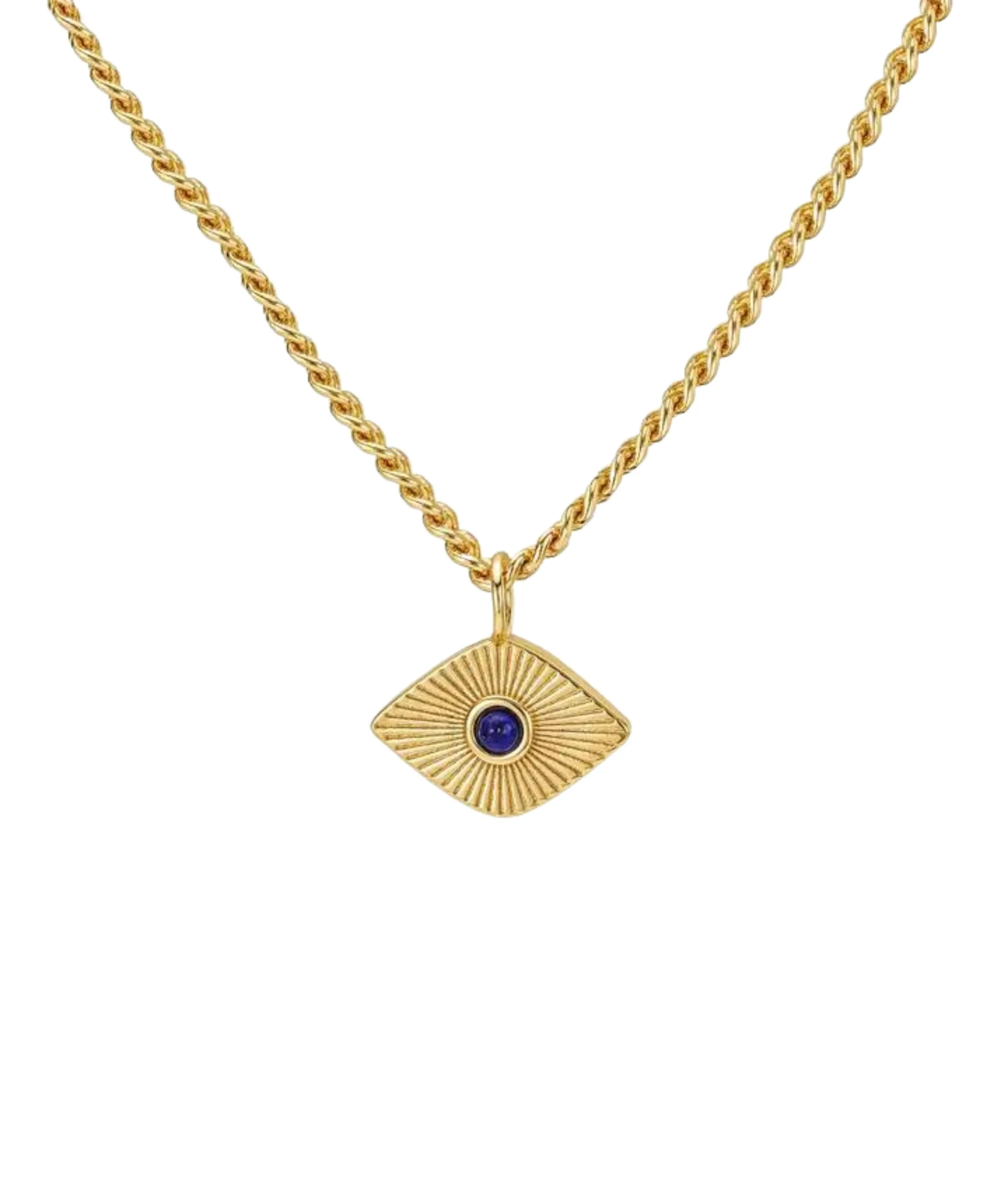 Ember Evil Eye Necklace- Gold