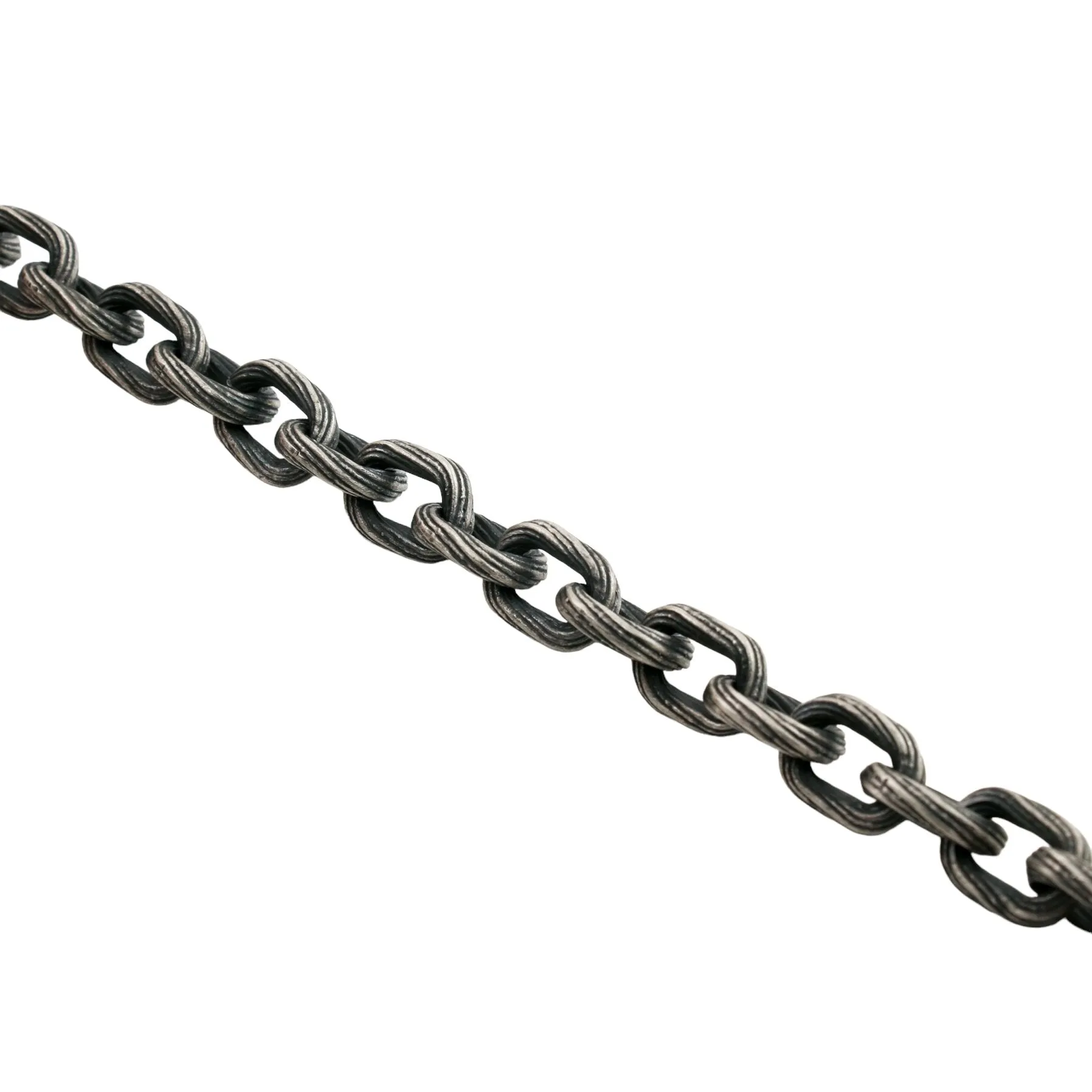 Handmade Oxidized Silver Chain Bracelet