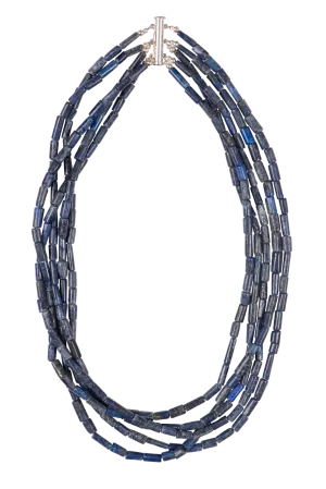 Lapis Lazuli Silver Necklace