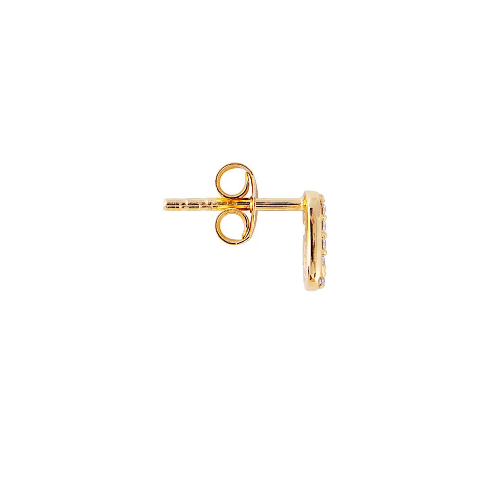 LETTER PAVE STUD - G