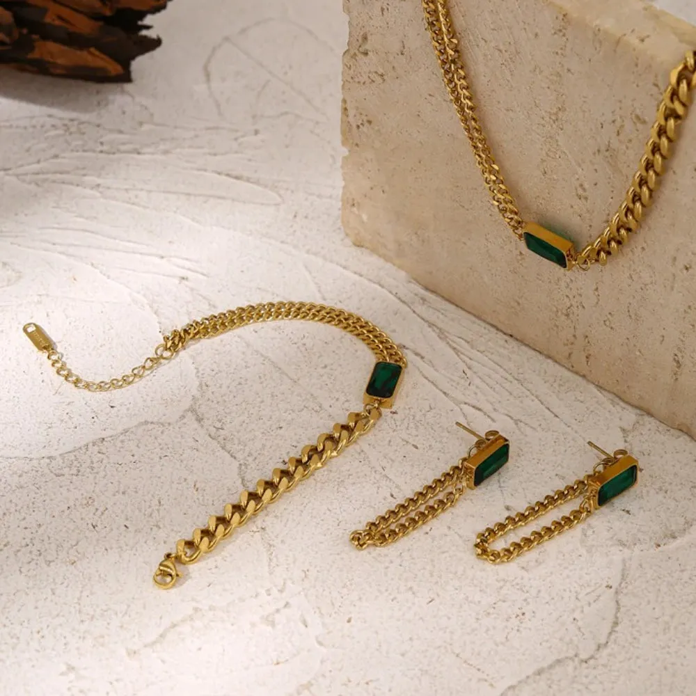 Luxurious and Elegant Emerald Inspired Jewelry Collection