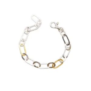 Mango Flat Rectangle Link Bracelet