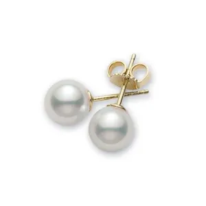 Mikimoto 7-7.5 Akoya Stud Earrings