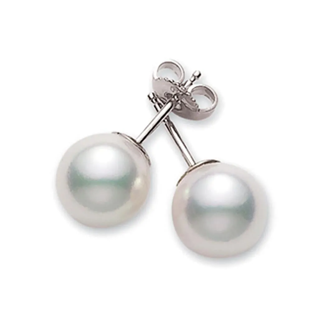 Mikimoto 7-7.5mm Akoya Stud Earrings