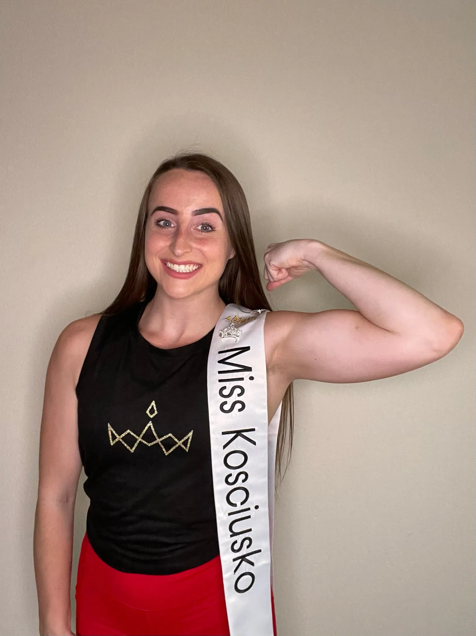 Miss America Crown Tank Top