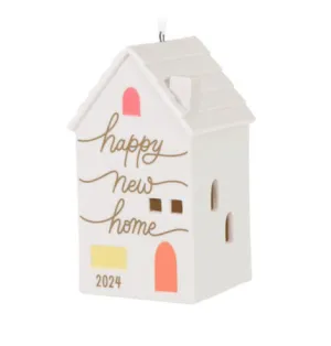 New Home 2024 Porcelain Ornament