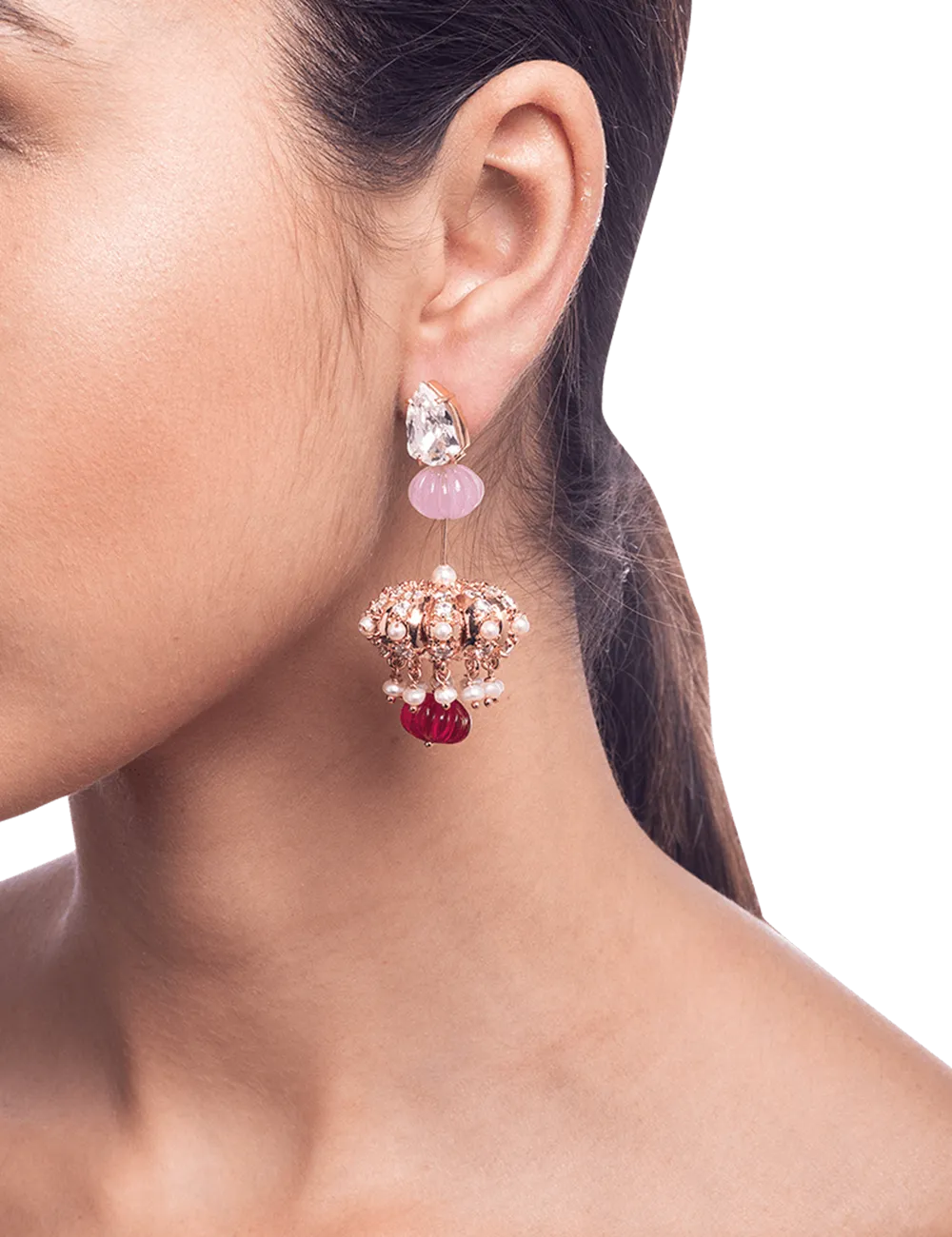 Paradis sculpte Earrings