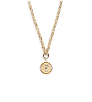 Pause - Internal Compass : Heavy Open Belcher Chain Necklace