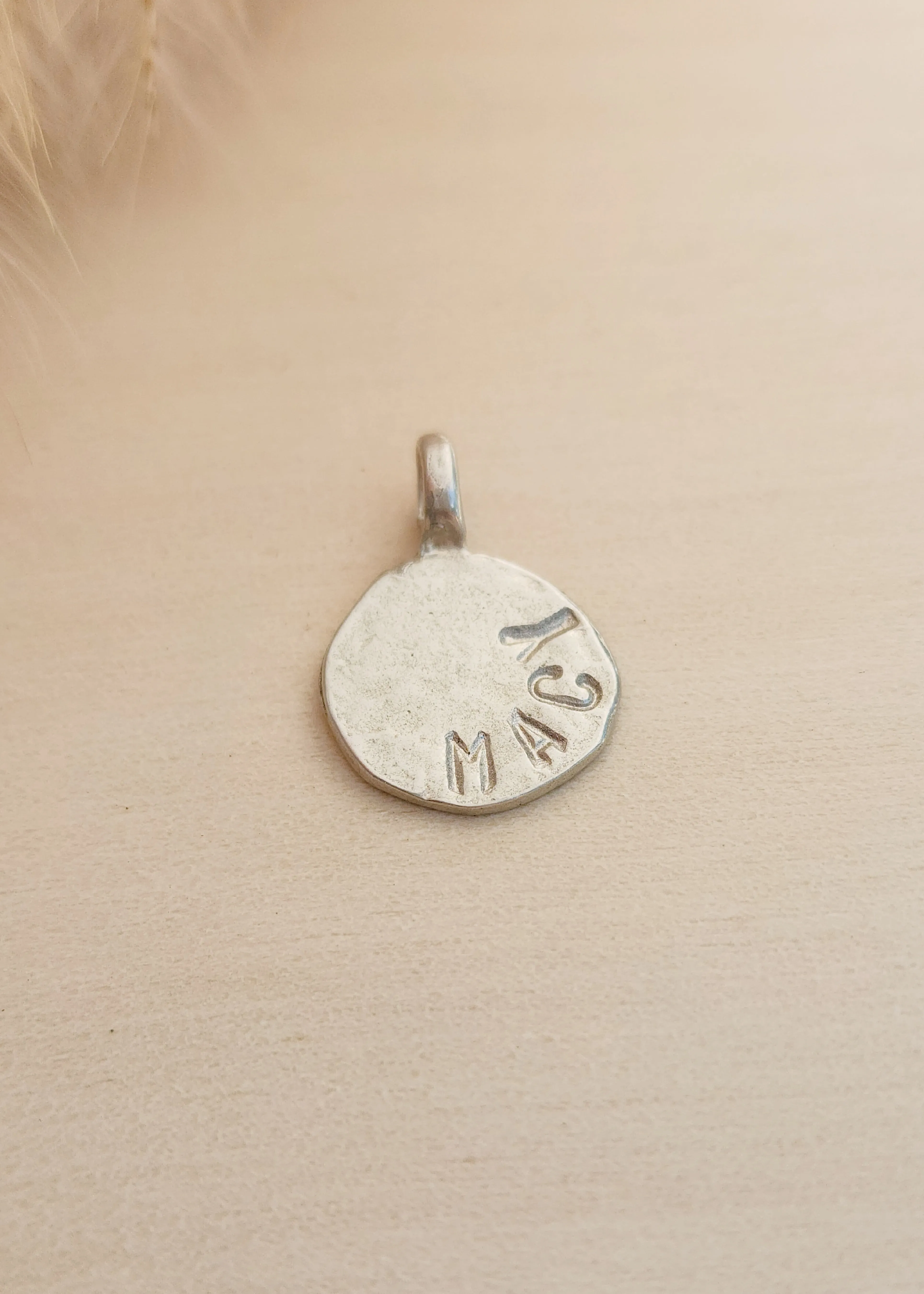 Personalized Circle Charm