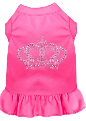 Rhinestone Crown Dress Bright Pink Med (12)