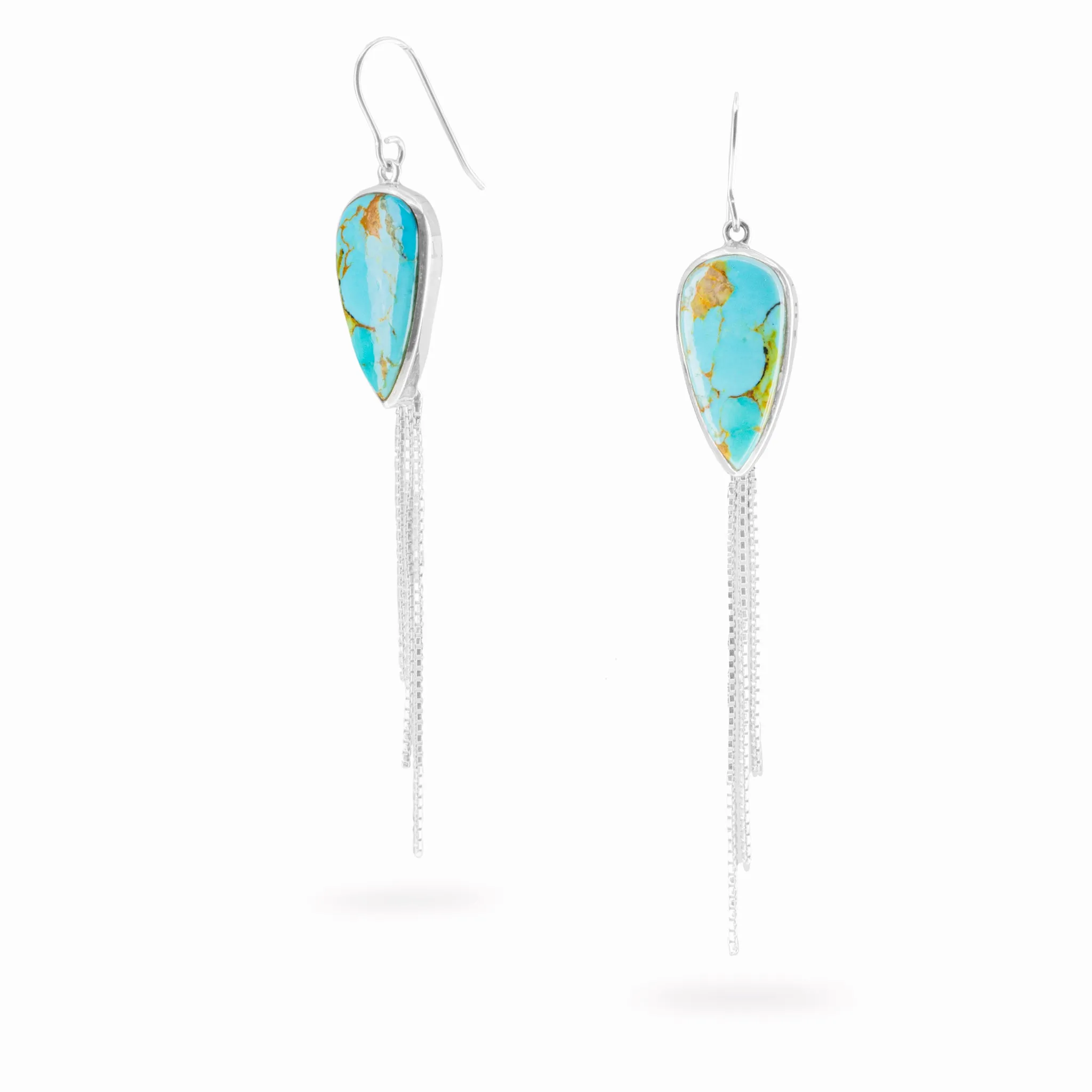 Sleeping Beauty Turquoise Drop Earrings