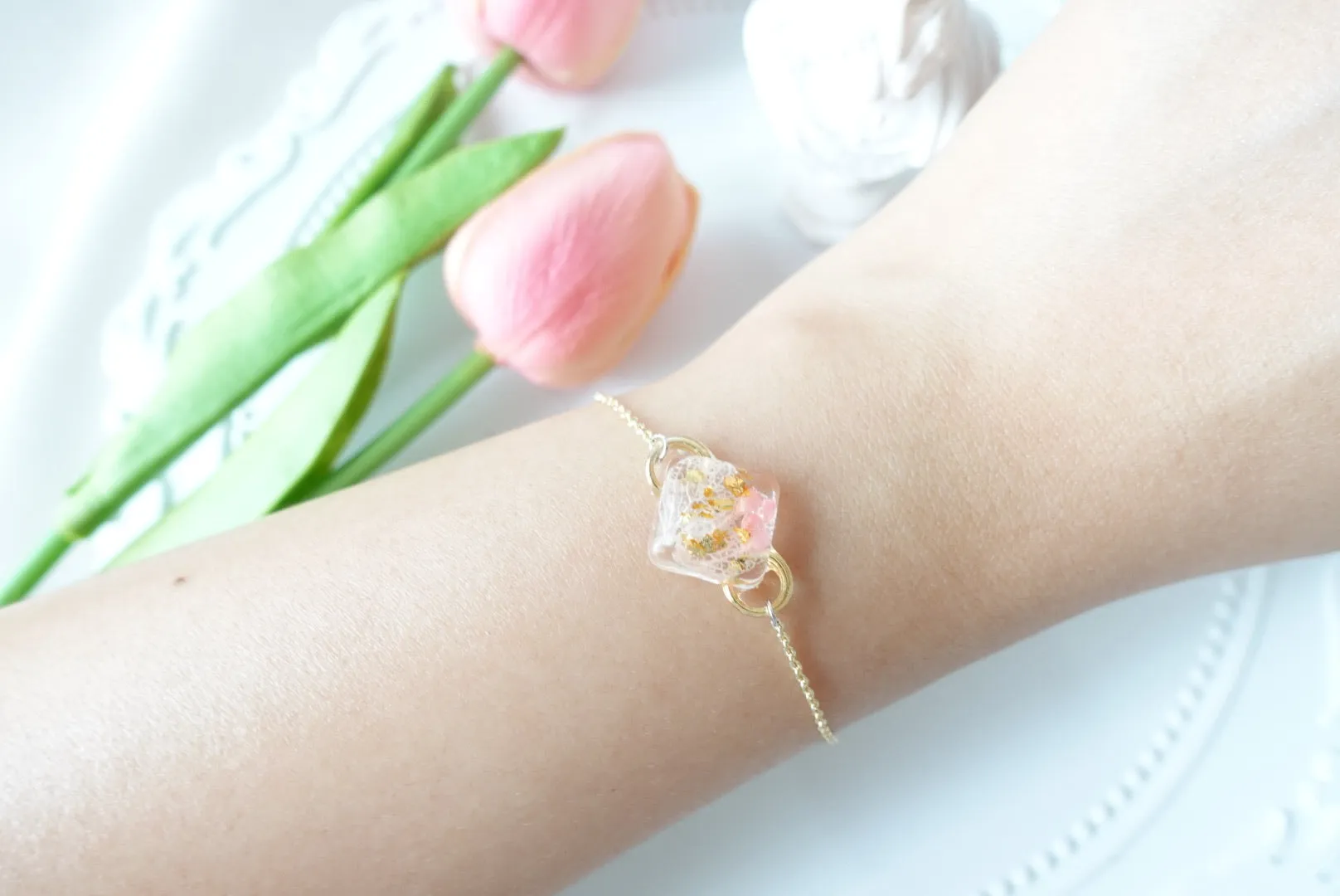 🌸Spring Collection🌸 Aquinnah Pink Flower Bracelet