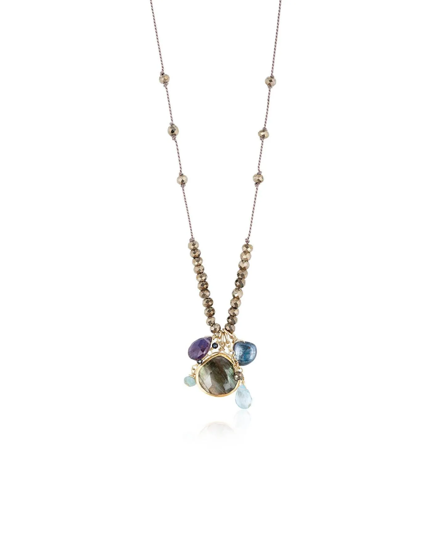 Sylvie Dangle Labradorite Blue Multi Necklace