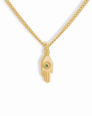 Tasha Hamsa Pendant Necklace