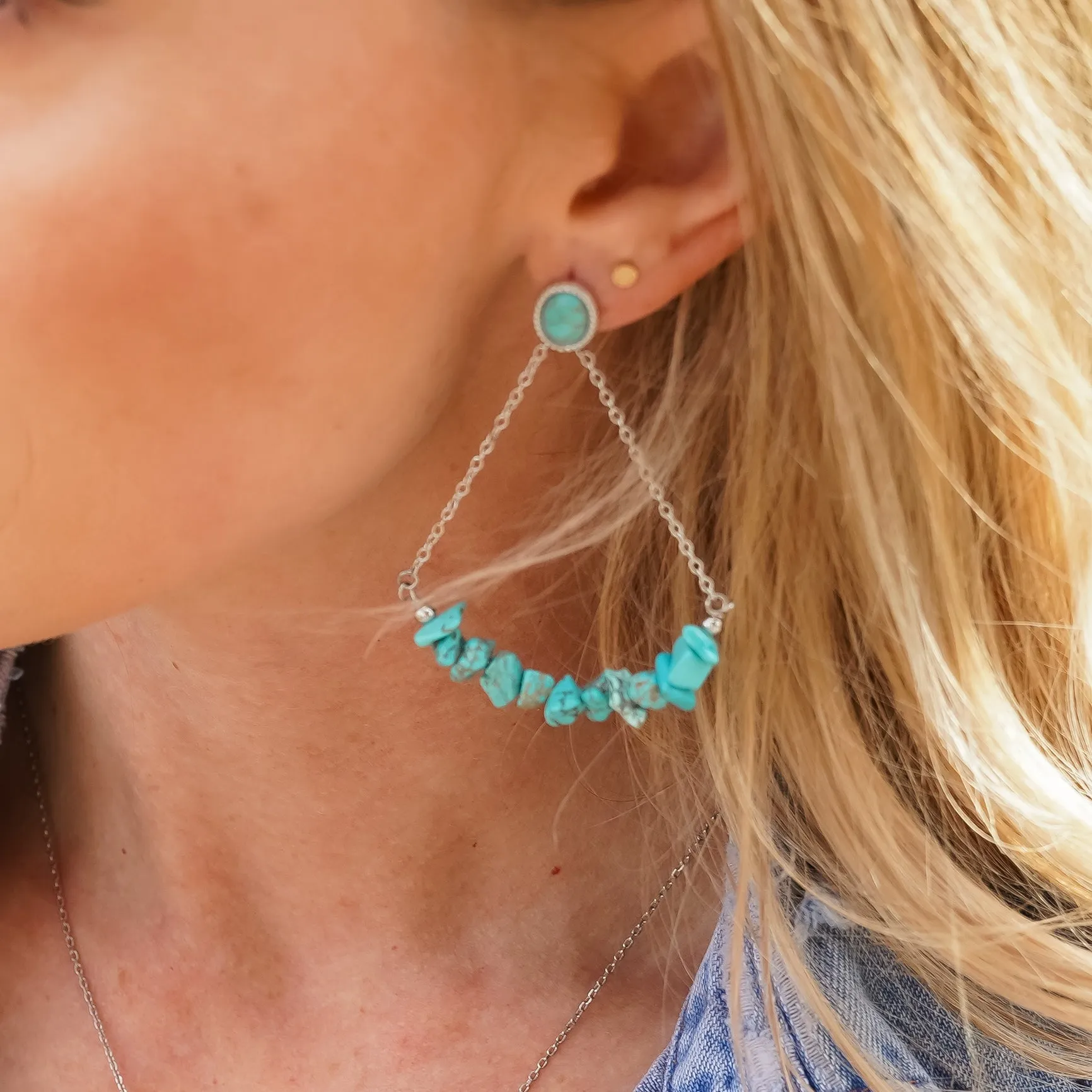 The Turquoise Stack Earrings