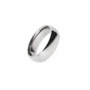 Titanium plain 6mm court ring