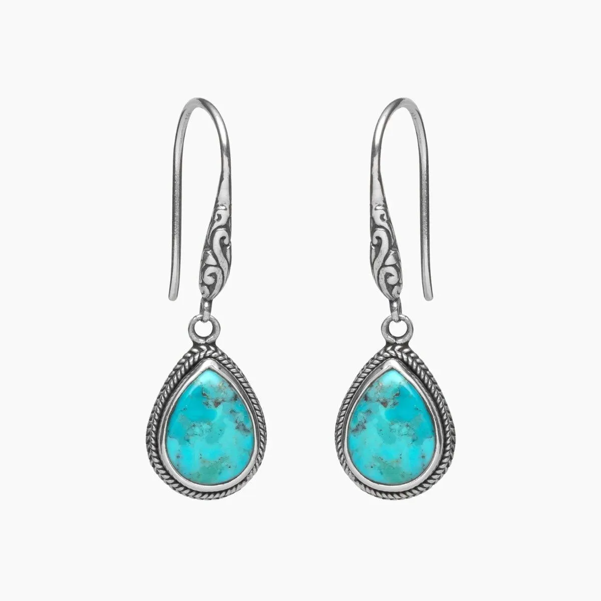 Turquoise Small Teardrop Earrings