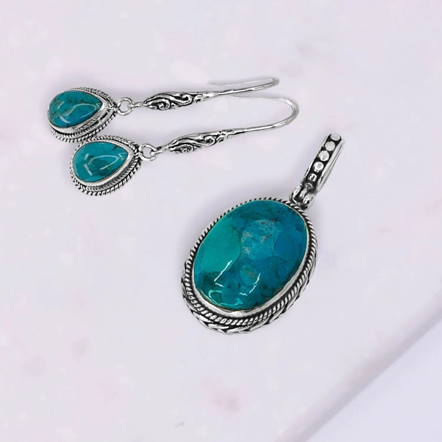 Turquoise Small Teardrop Earrings